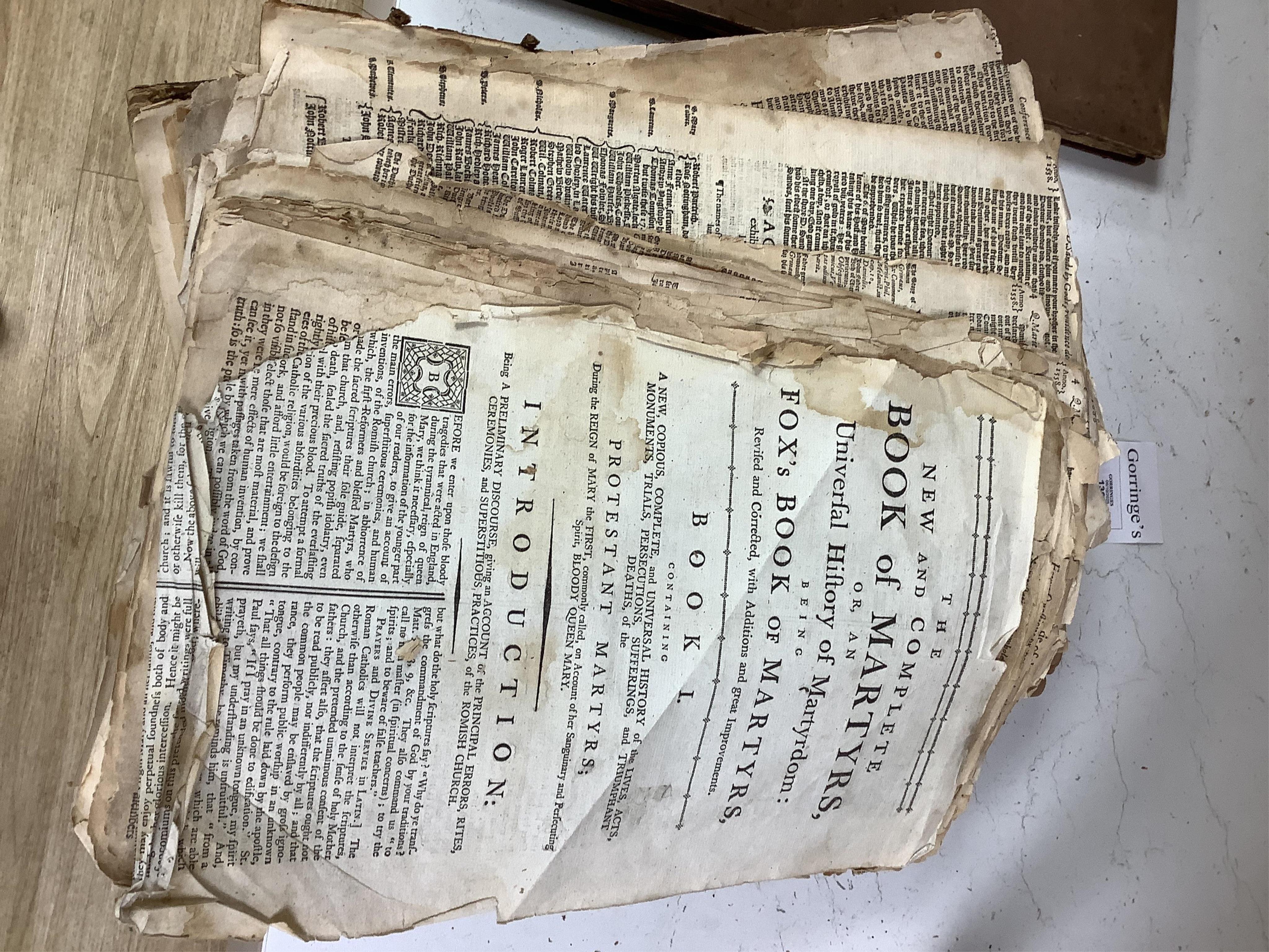 [Foxe, John - Actes and Monuments of Matters most Speciall and Memorable happening in the Church ... with the bloudy times, horrible troubles, and great persecutions against the true martyrs of Christ ...the fift time ne